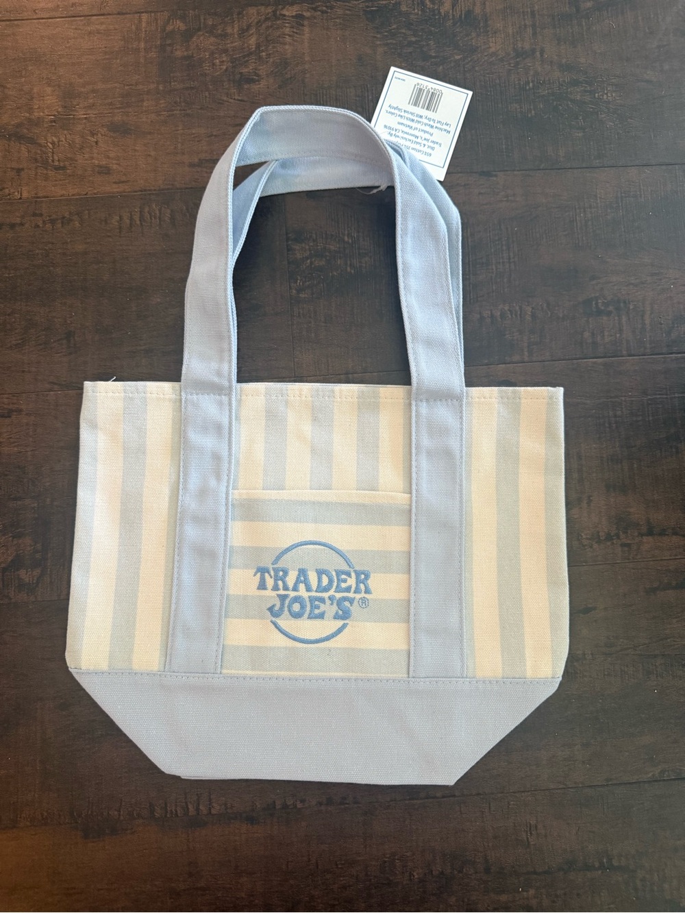 🌸 VIRAL Trader Joe’s Blue Pastel Mini Tote 🌸